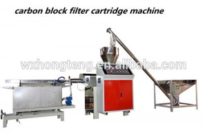 Cto active carbon filter cartridge making machine